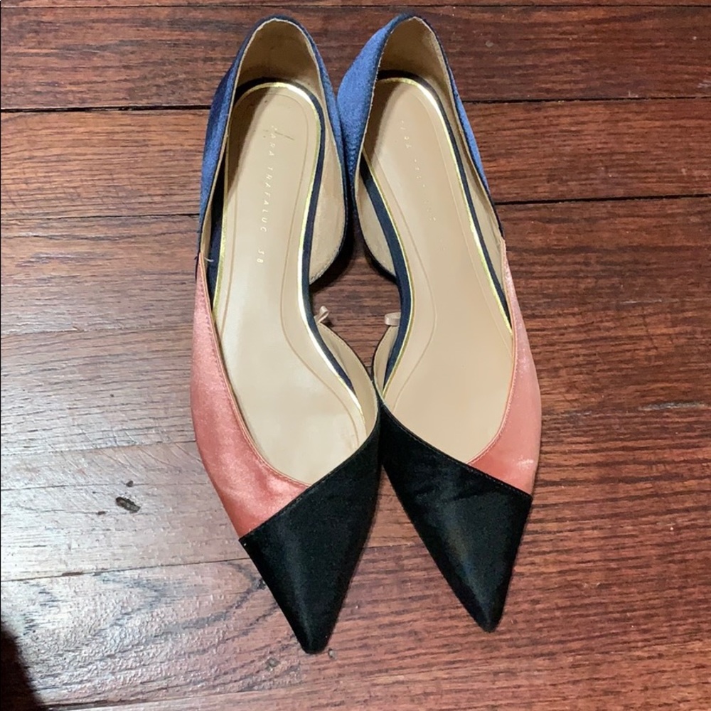 Zara color block flats Size 38 (8)
